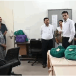 जिलाधिकारी सविन बसंल ने आज आपदा परिचाजन केन्द्र का औचक निरीक्षण कर व्यवस्थाएं देखी।