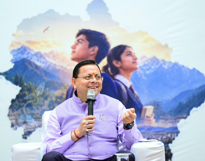 सीएम धामी बोले – आज के विद्यार्थी ही भविष्य में उत्तराखंड और देश का नेतृत्व करेंगे