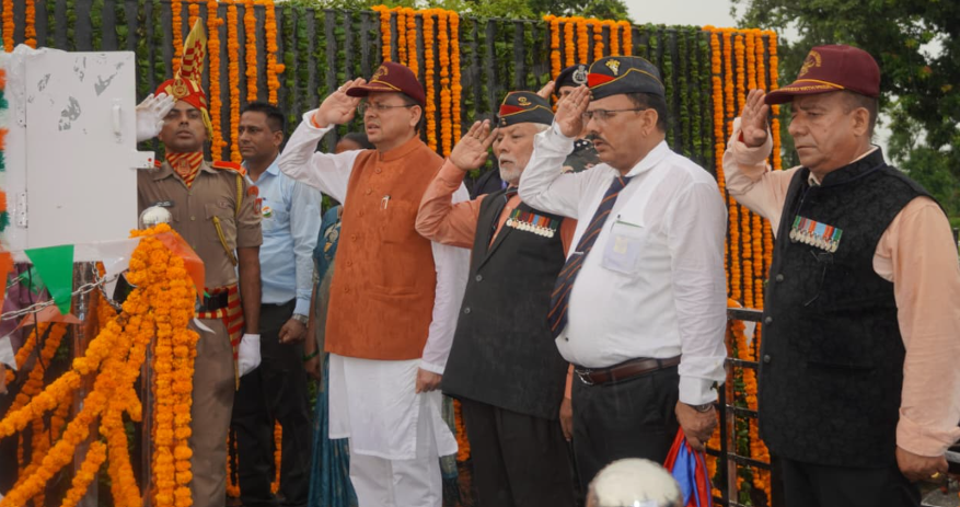 नेपाल-भारत सीमा पर स्थापित शहीद स्मारक देश सेवा, त्याग और बलिदान का प्रतीक: मुख्यमंत्री